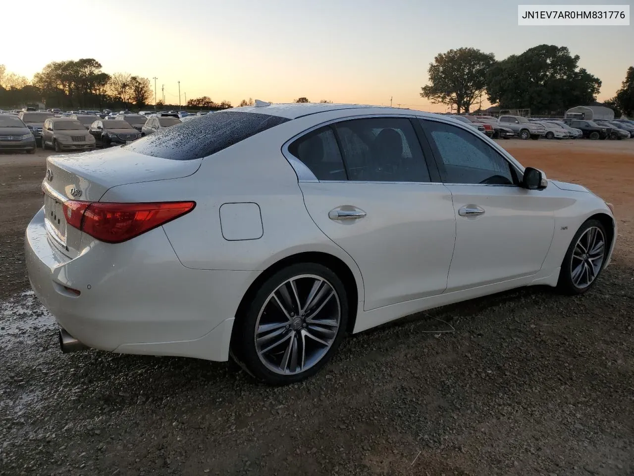 2017 Infiniti Q50 Premium VIN: JN1EV7AR0HM831776 Lot: 76602954