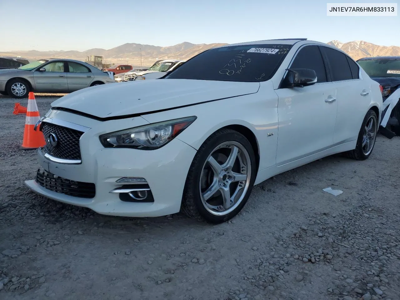 2017 Infiniti Q50 Premium VIN: JN1EV7AR6HM833113 Lot: 76627924