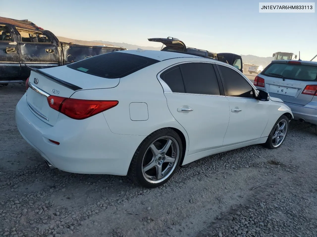 2017 Infiniti Q50 Premium VIN: JN1EV7AR6HM833113 Lot: 76627924