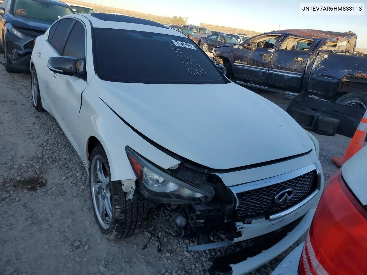 2017 Infiniti Q50 Premium VIN: JN1EV7AR6HM833113 Lot: 76627924