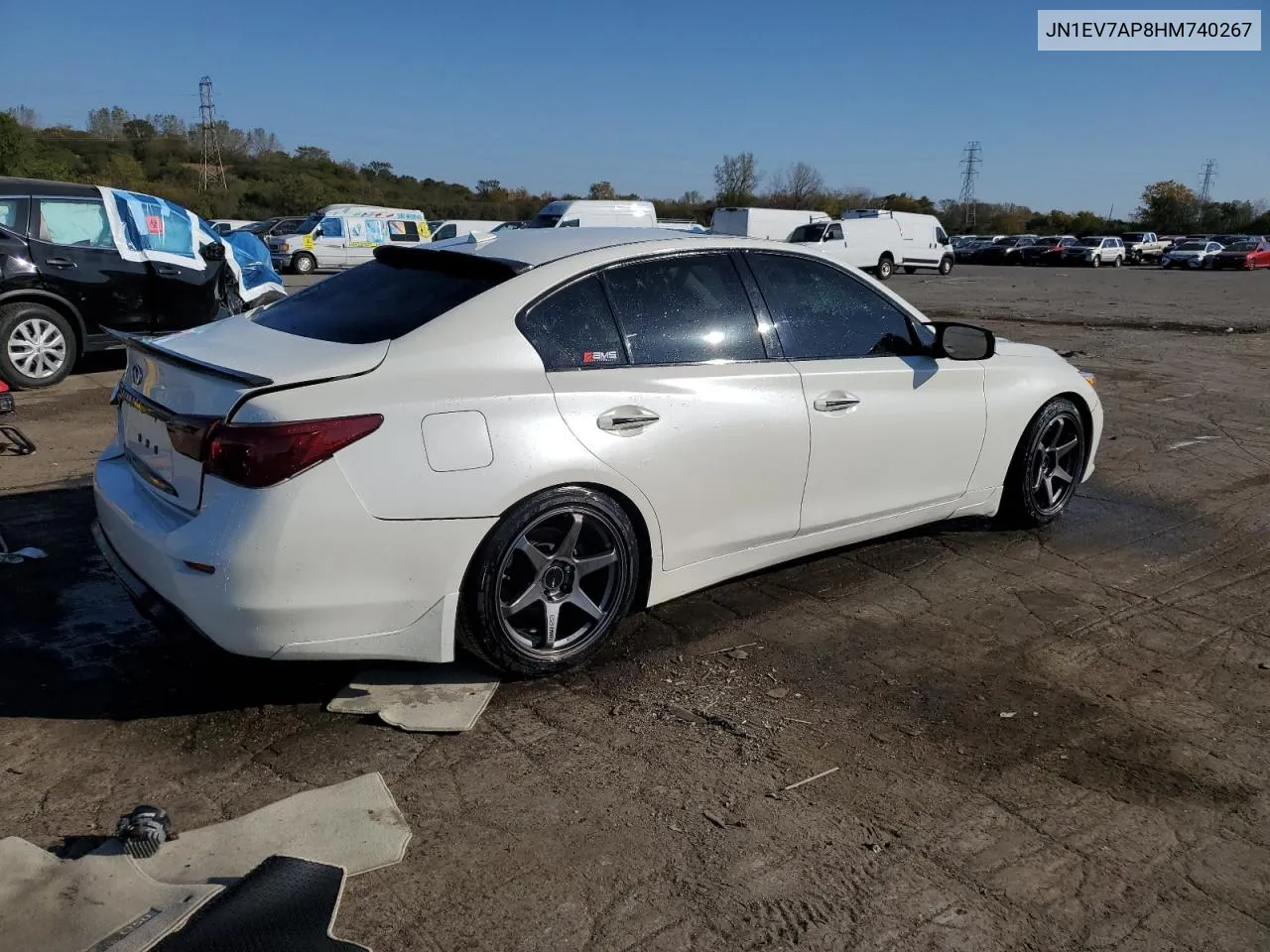 JN1EV7AP8HM740267 2017 Infiniti Q50 Premium