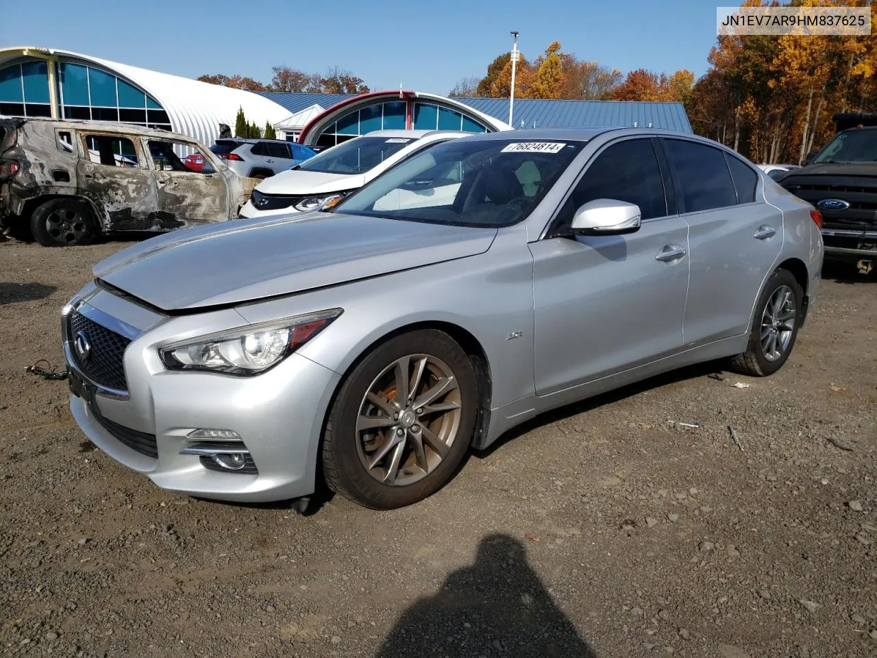 2017 Infiniti Q50 Premium VIN: JN1EV7AR9HM837625 Lot: 76824814