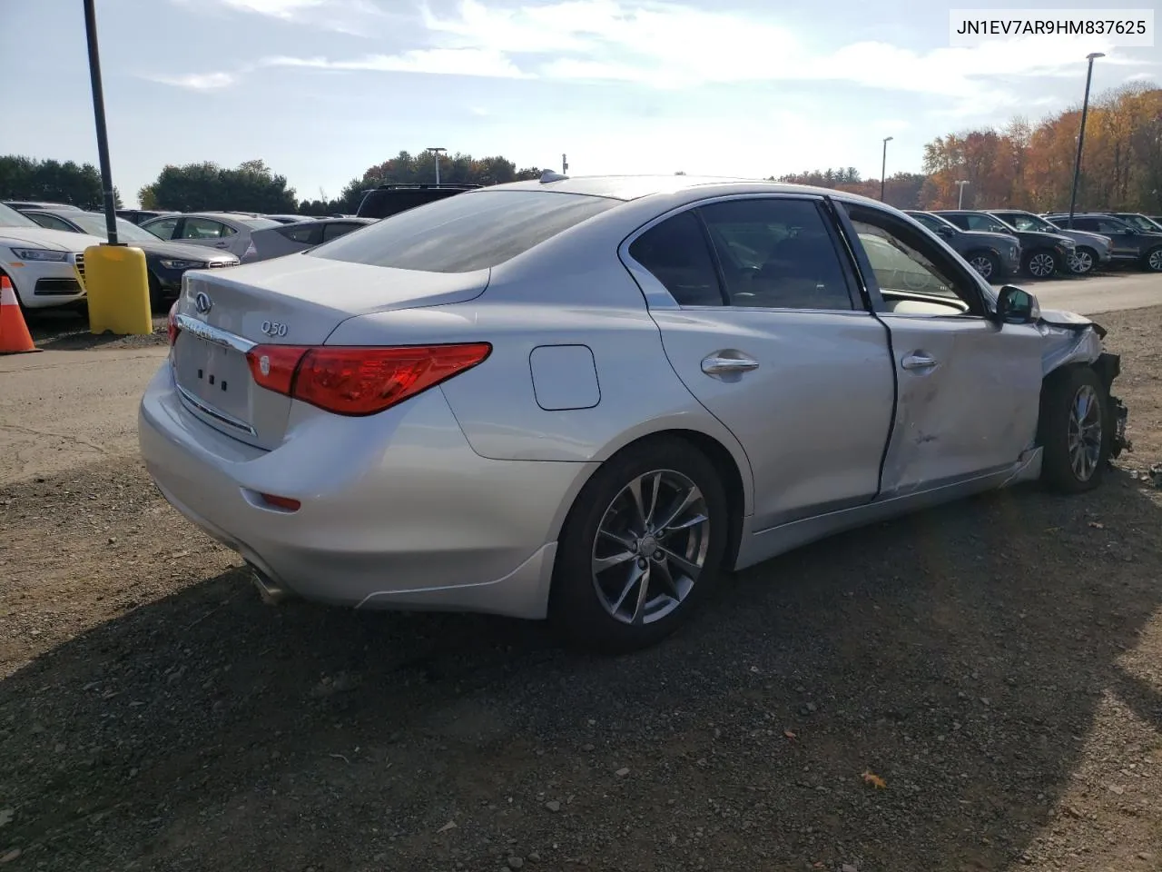 2017 Infiniti Q50 Premium VIN: JN1EV7AR9HM837625 Lot: 76824814