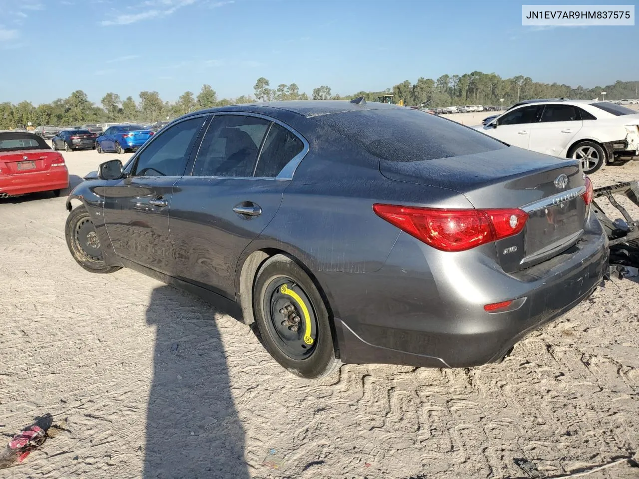 JN1EV7AR9HM837575 2017 Infiniti Q50 Premium