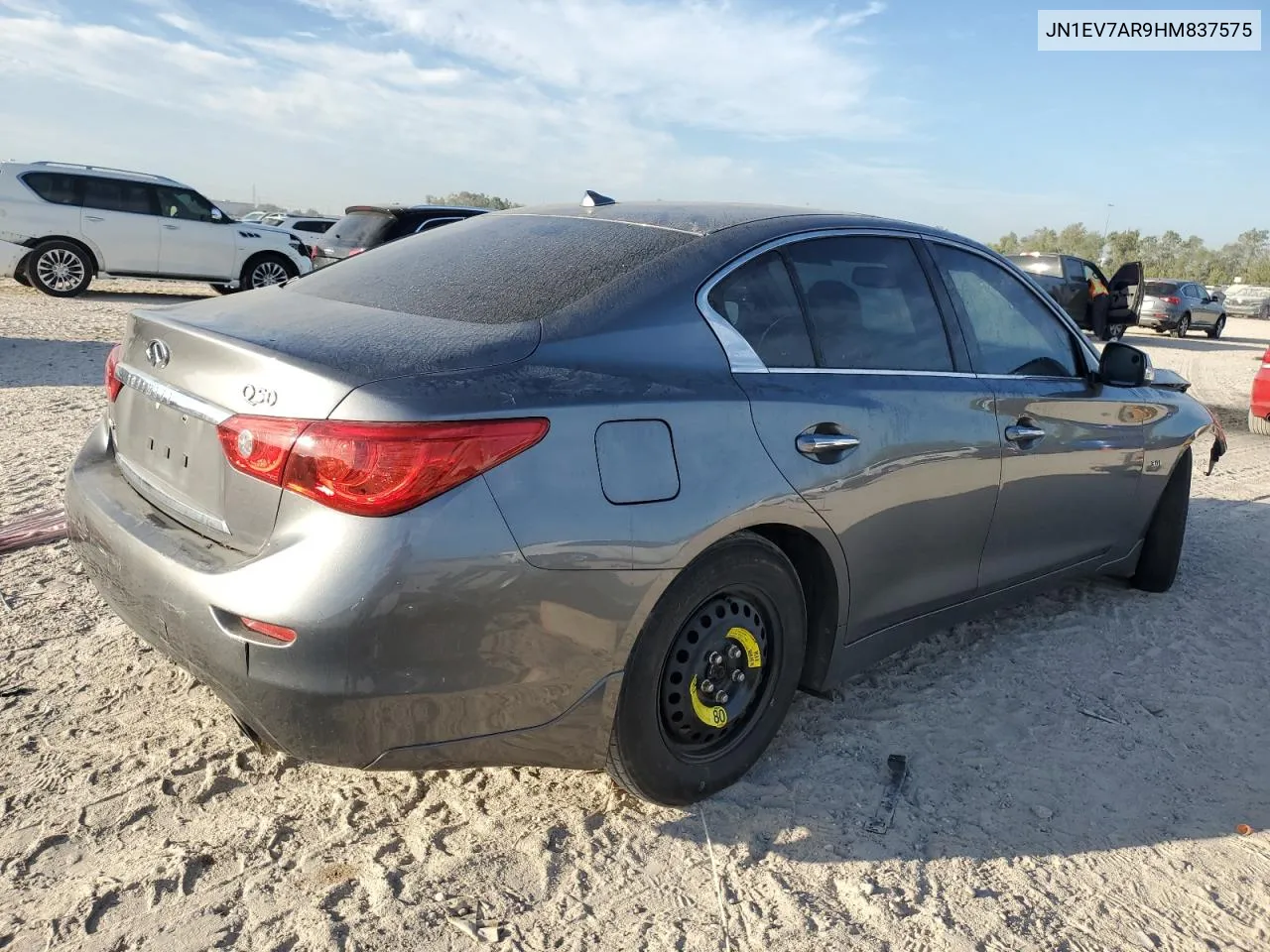 JN1EV7AR9HM837575 2017 Infiniti Q50 Premium