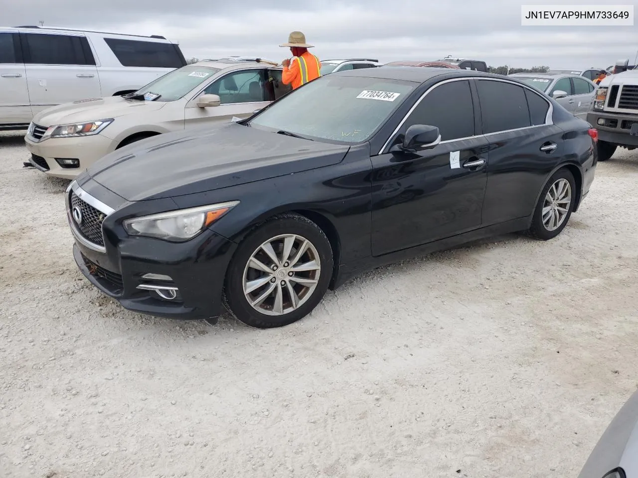 2017 Infiniti Q50 Premium VIN: JN1EV7AP9HM733649 Lot: 77034764