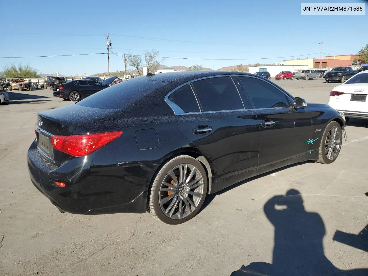 JN1FV7AR2HM871586 2017 Infiniti Q50 Red Sport 400