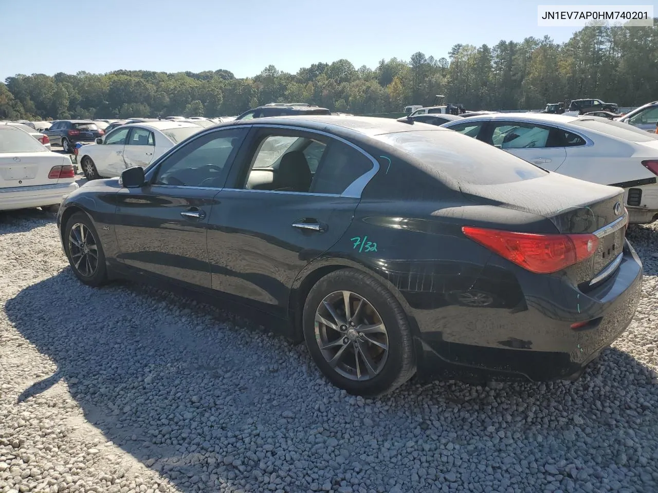 2017 Infiniti Q50 Premium VIN: JN1EV7AP0HM740201 Lot: 77105874