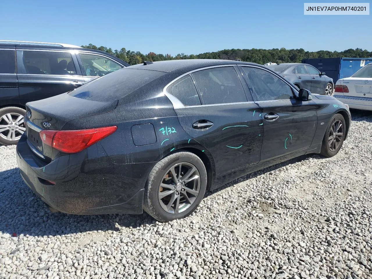 2017 Infiniti Q50 Premium VIN: JN1EV7AP0HM740201 Lot: 77105874