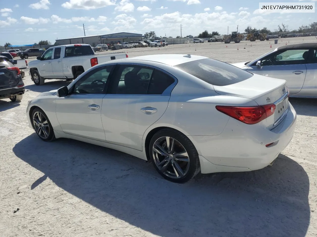 2017 Infiniti Q50 Premium VIN: JN1EV7AP9HM731920 Lot: 77162294