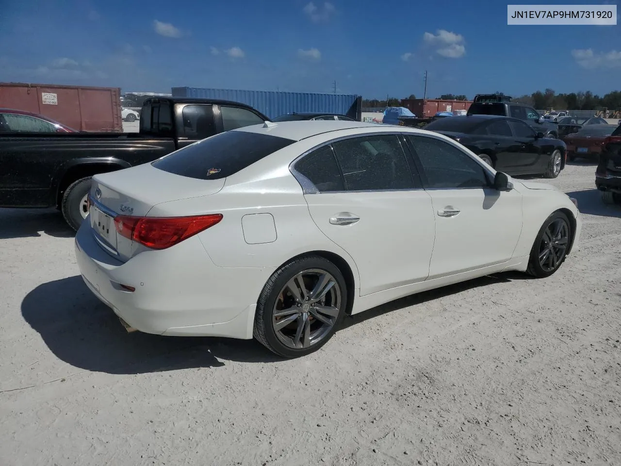 2017 Infiniti Q50 Premium VIN: JN1EV7AP9HM731920 Lot: 77162294