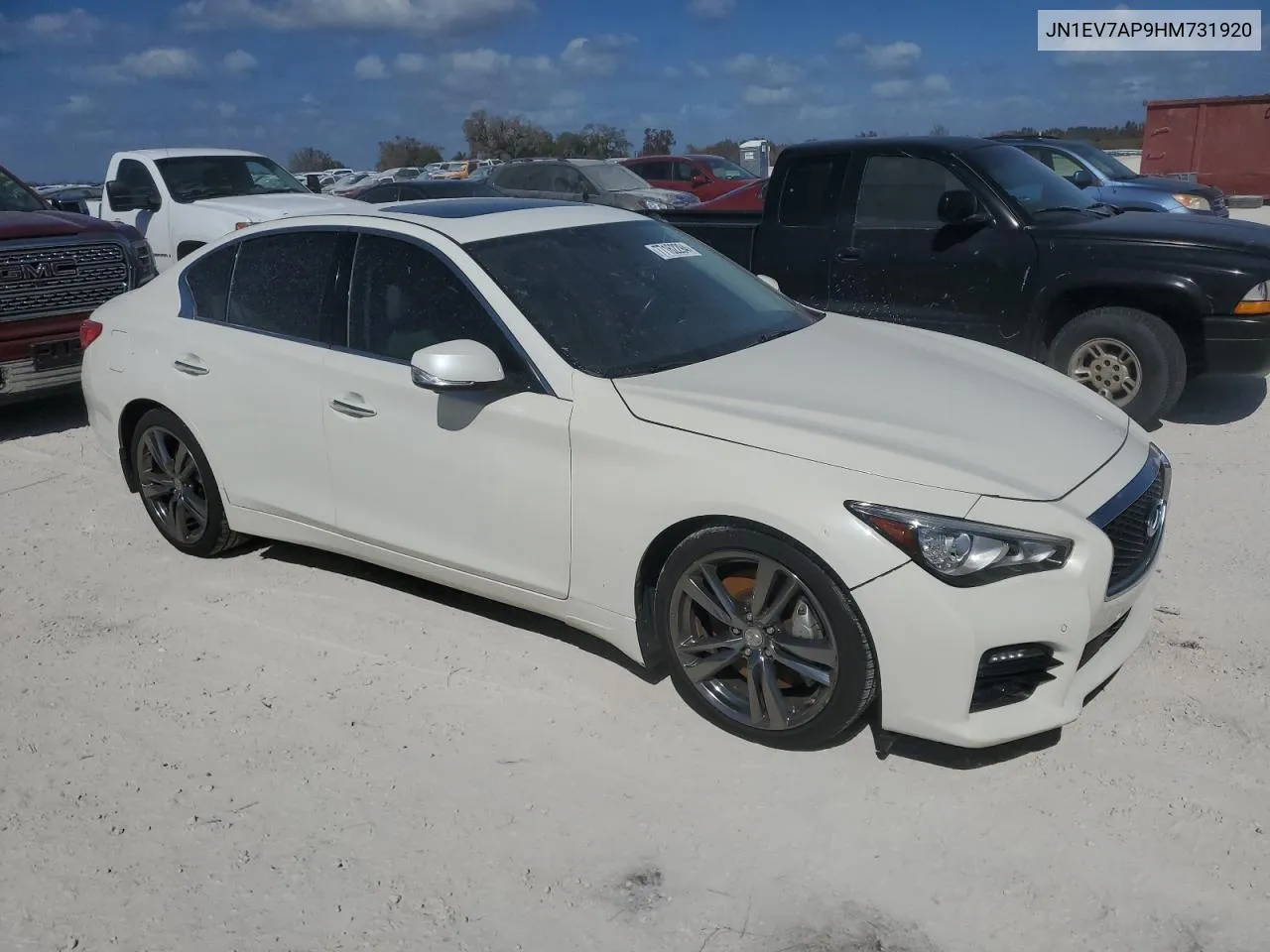 2017 Infiniti Q50 Premium VIN: JN1EV7AP9HM731920 Lot: 77162294