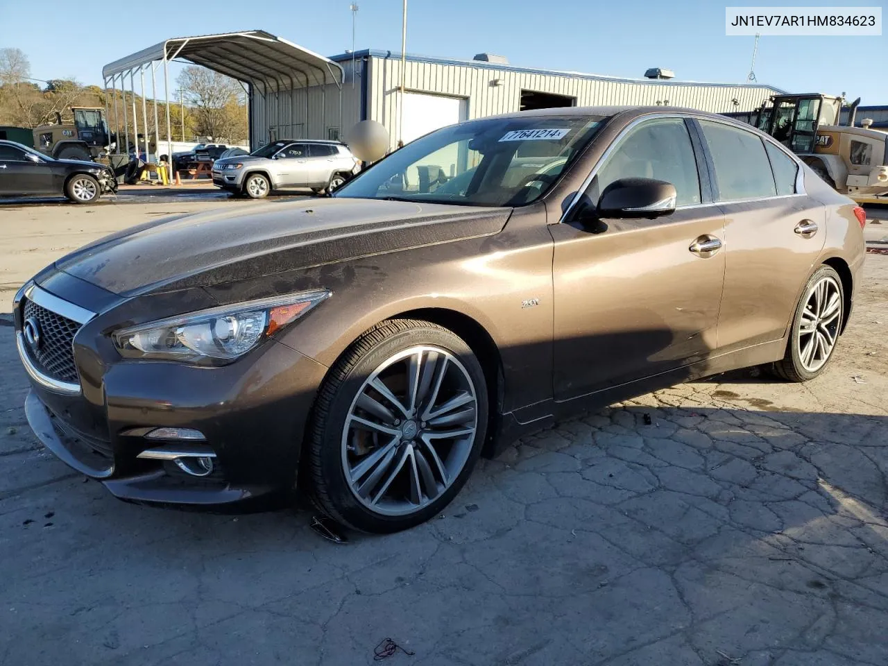 2017 Infiniti Q50 Premium VIN: JN1EV7AR1HM834623 Lot: 77641214