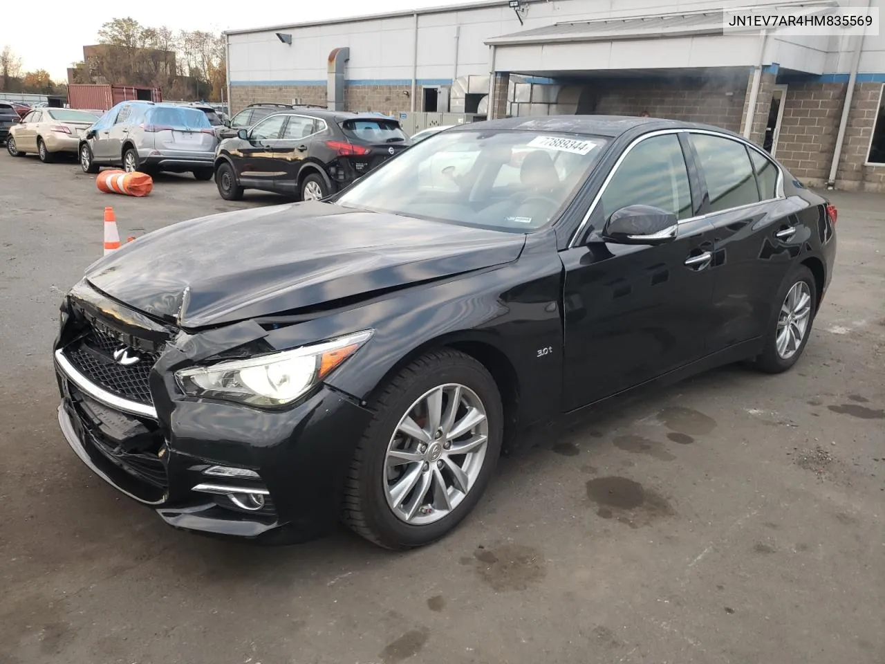 2017 Infiniti Q50 Premium VIN: JN1EV7AR4HM835569 Lot: 77889344