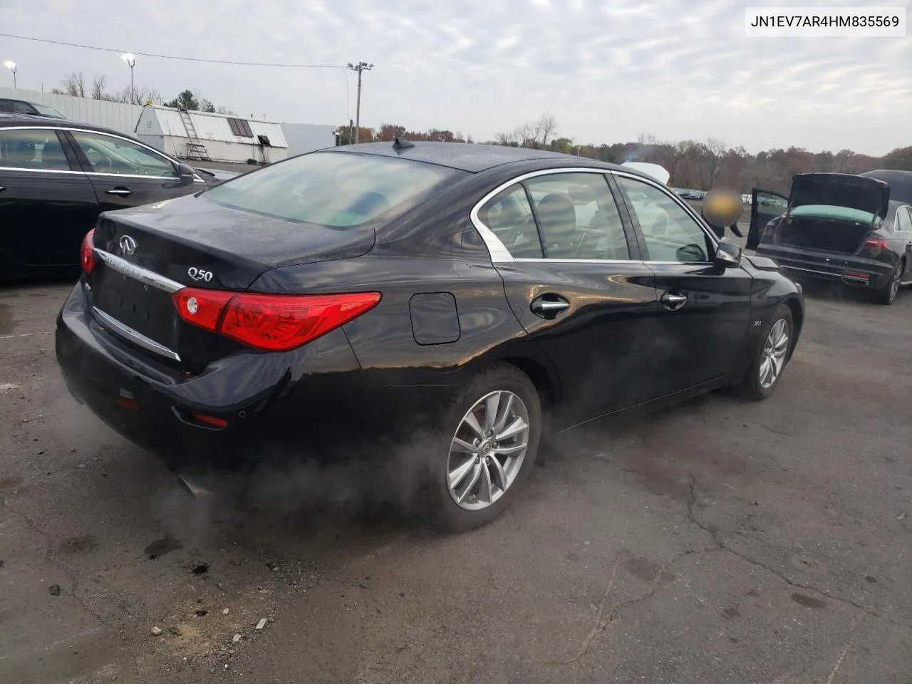 2017 Infiniti Q50 Premium VIN: JN1EV7AR4HM835569 Lot: 77889344