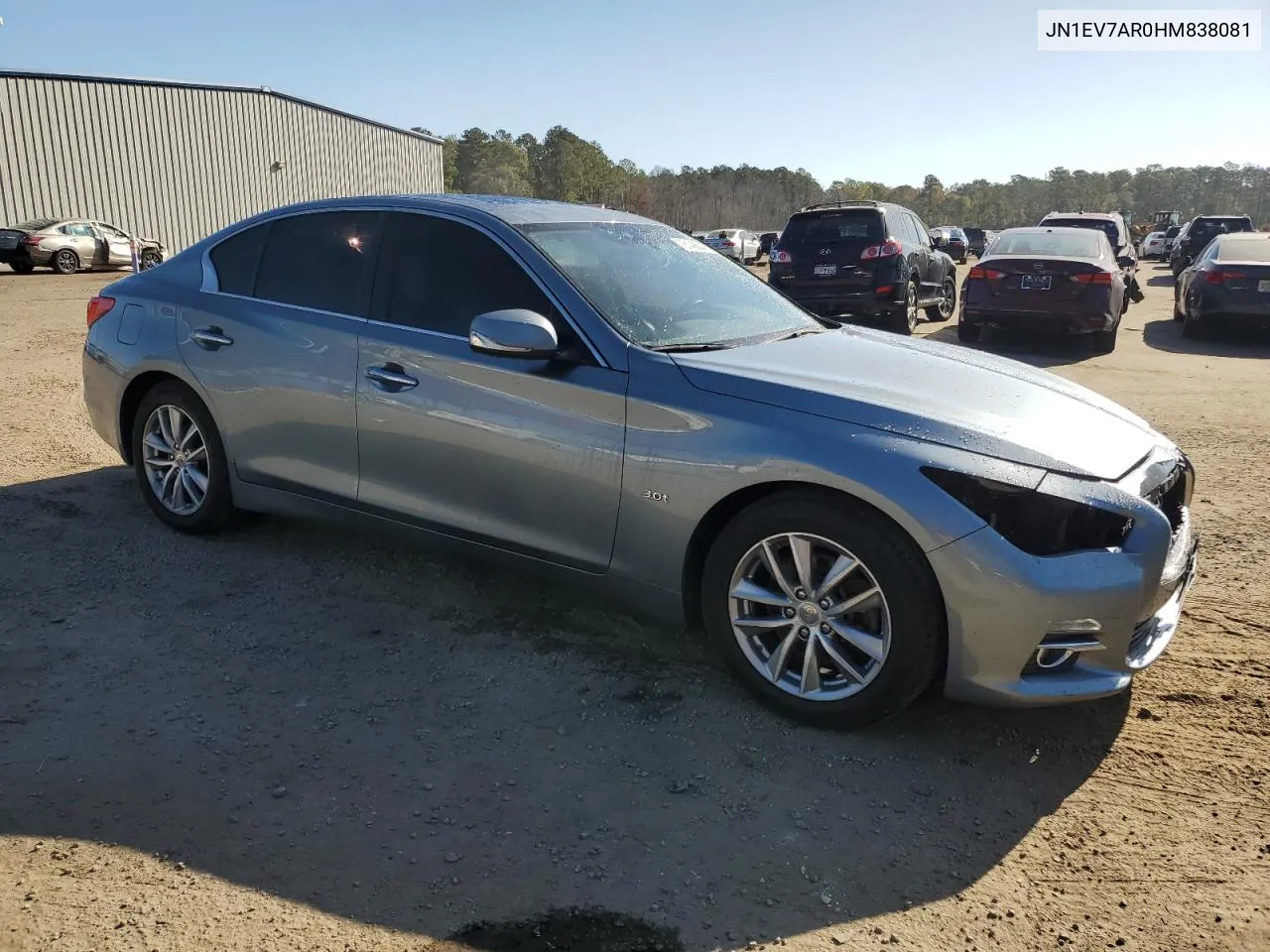 2017 Infiniti Q50 Premium VIN: JN1EV7AR0HM838081 Lot: 78148604