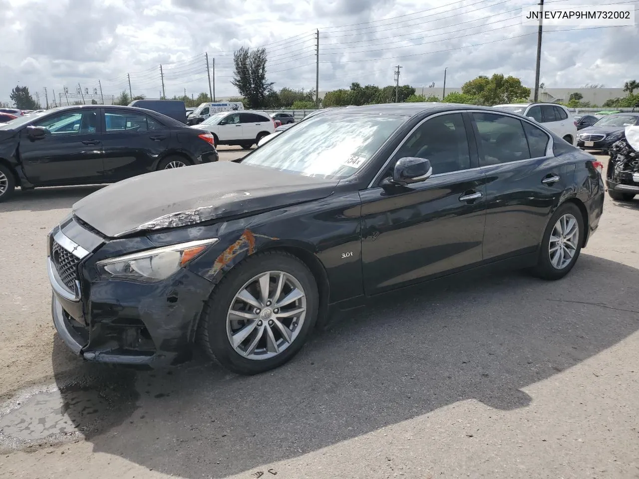 2017 Infiniti Q50 Premium VIN: JN1EV7AP9HM732002 Lot: 78458554