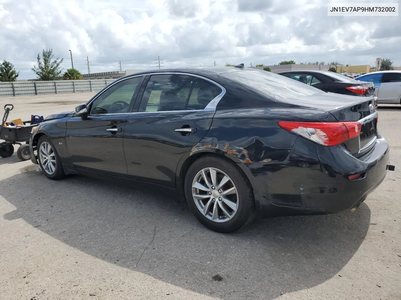 2017 Infiniti Q50 Premium VIN: JN1EV7AP9HM732002 Lot: 78458554