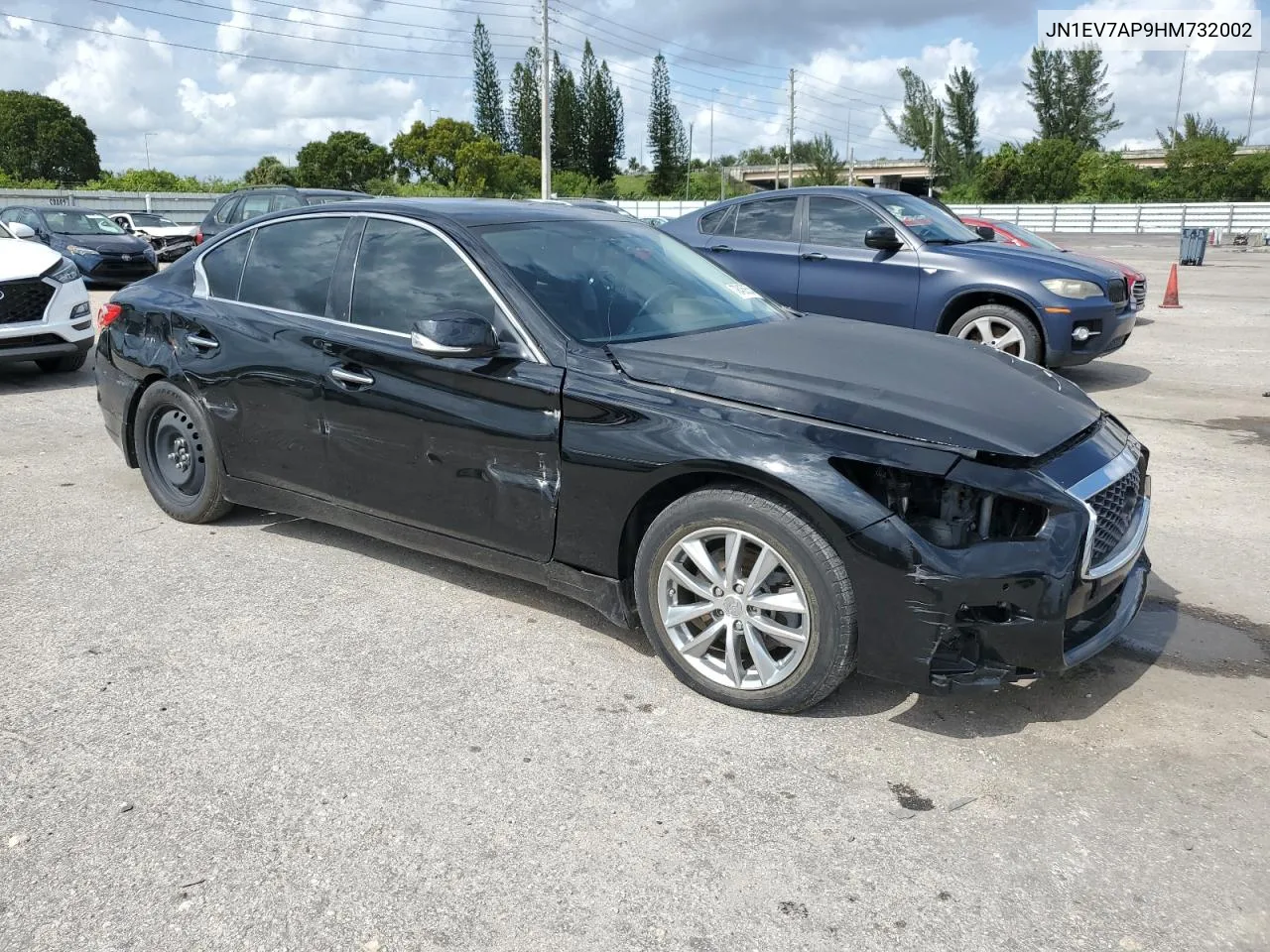 2017 Infiniti Q50 Premium VIN: JN1EV7AP9HM732002 Lot: 78458554