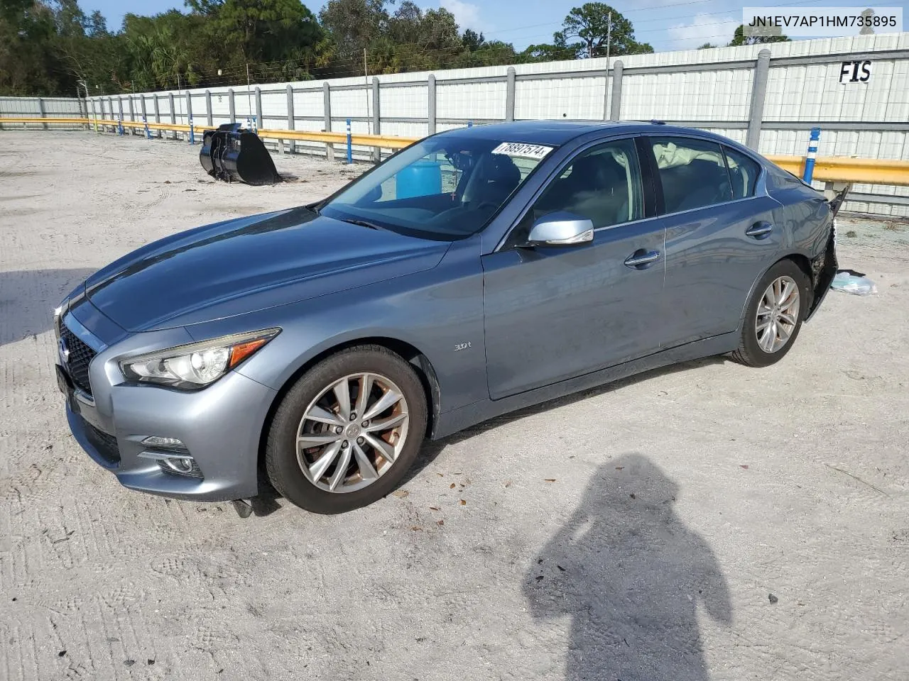 2017 Infiniti Q50 Premium VIN: JN1EV7AP1HM735895 Lot: 78897574