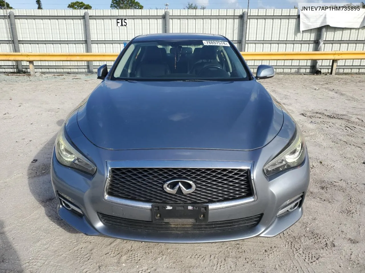 2017 Infiniti Q50 Premium VIN: JN1EV7AP1HM735895 Lot: 78897574