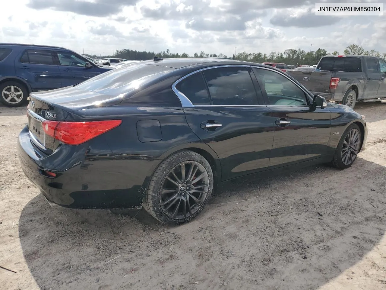 2017 Infiniti Q50 Red Sport 400 VIN: JN1FV7AP6HM850304 Lot: 79886714