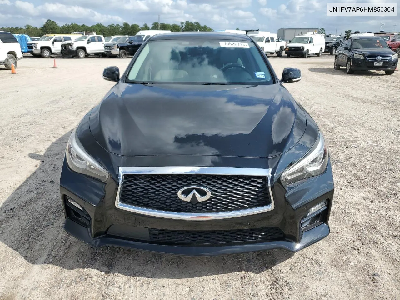 2017 Infiniti Q50 Red Sport 400 VIN: JN1FV7AP6HM850304 Lot: 79886714