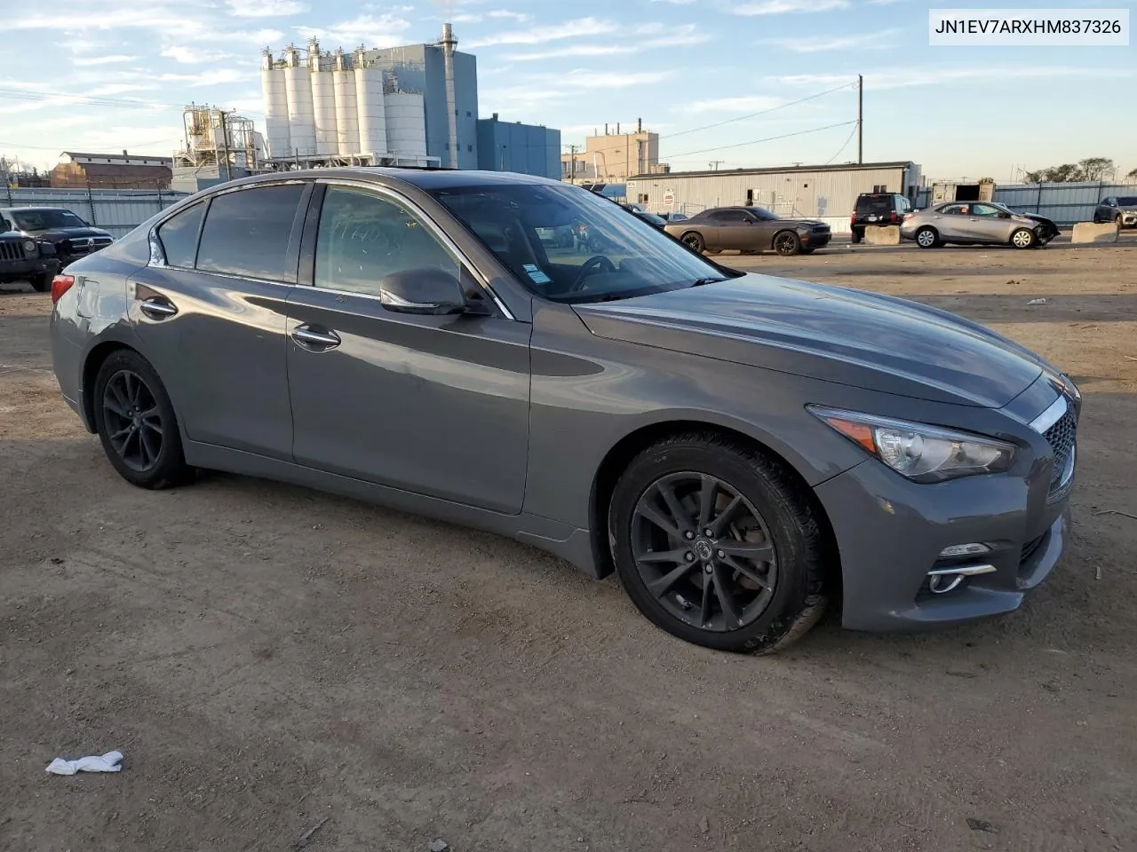 2017 Infiniti Q50 Premium VIN: JN1EV7ARXHM837326 Lot: 80077544