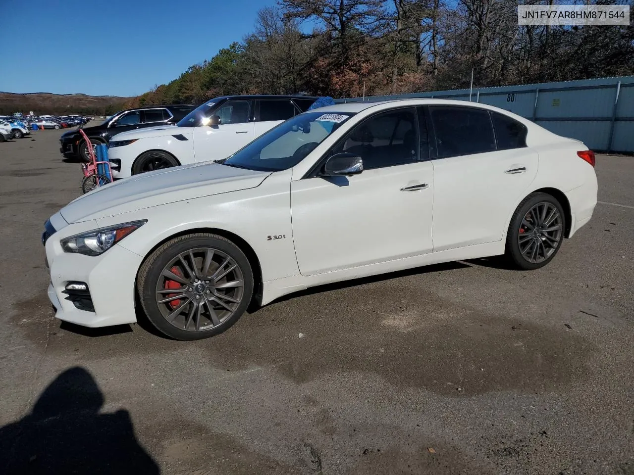 2017 Infiniti Q50 Red Sport 400 VIN: JN1FV7AR8HM871544 Lot: 80223804