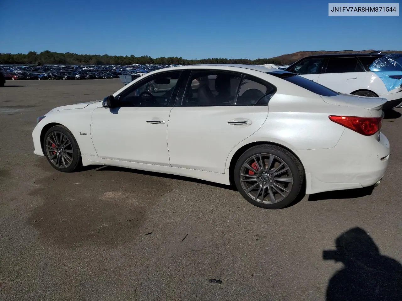 2017 Infiniti Q50 Red Sport 400 VIN: JN1FV7AR8HM871544 Lot: 80223804