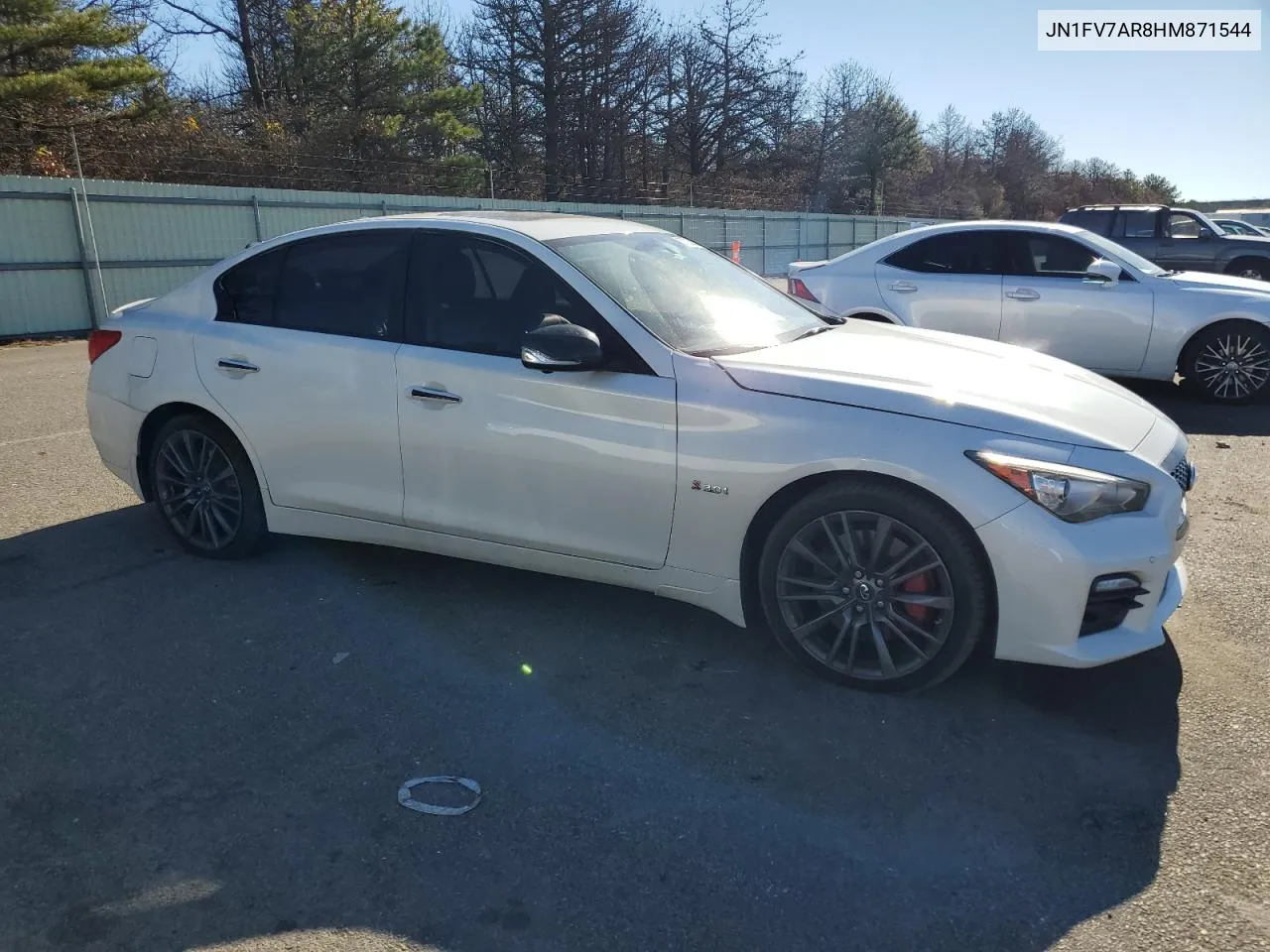 2017 Infiniti Q50 Red Sport 400 VIN: JN1FV7AR8HM871544 Lot: 80223804