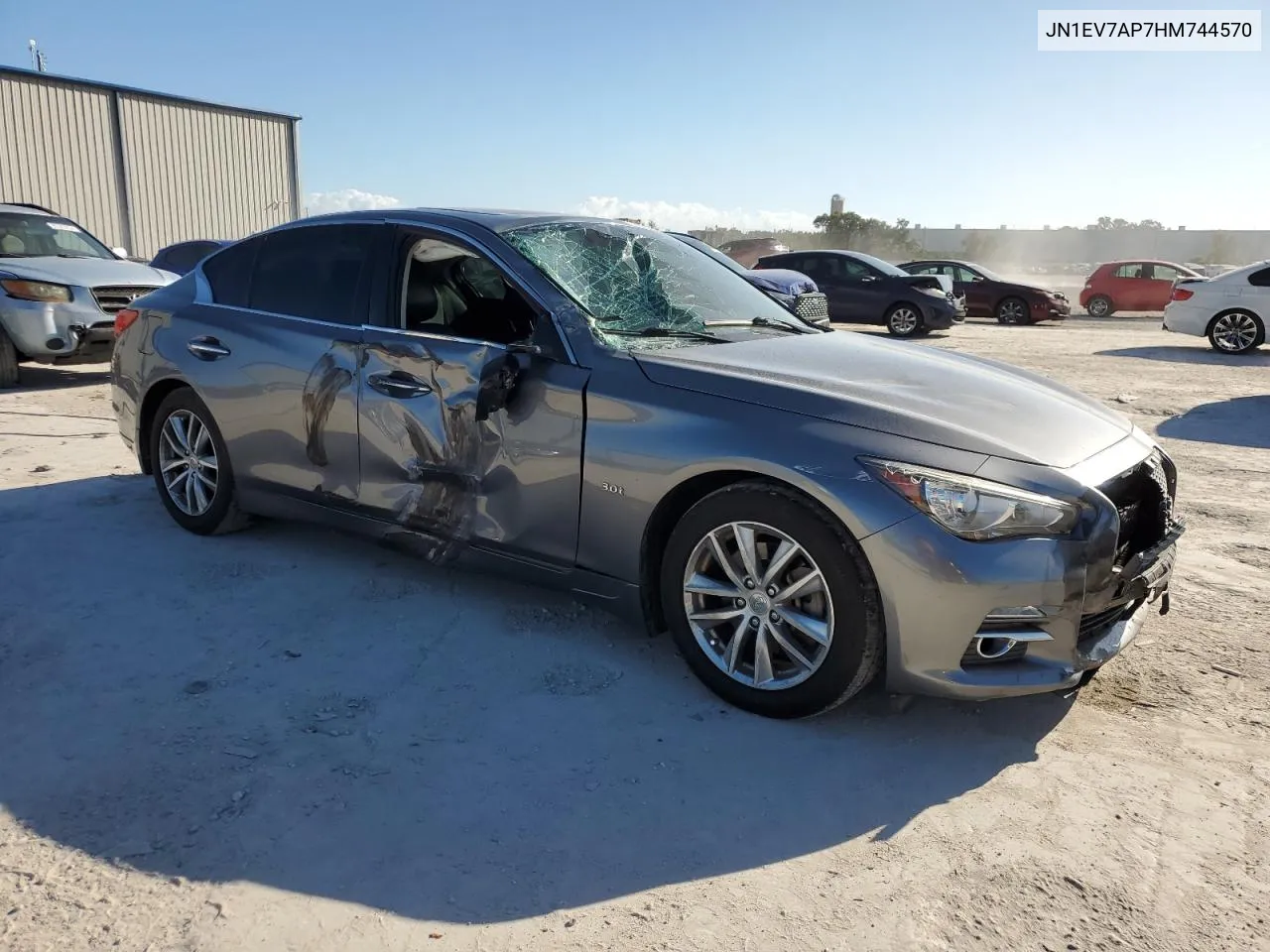 2017 Infiniti Q50 Premium VIN: JN1EV7AP7HM744570 Lot: 80436564