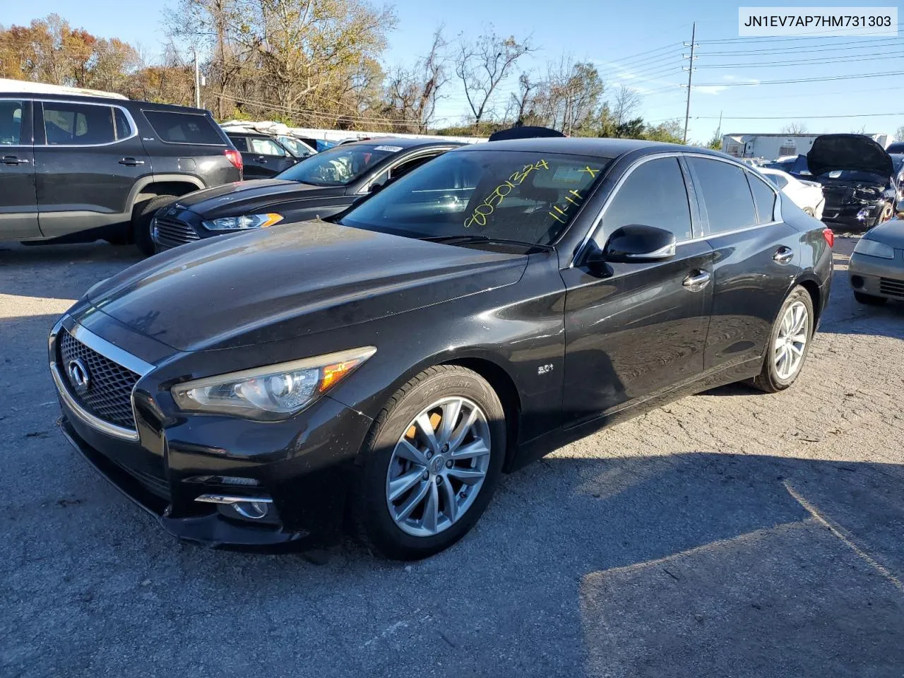 2017 Infiniti Q50 Premium VIN: JN1EV7AP7HM731303 Lot: 80501324