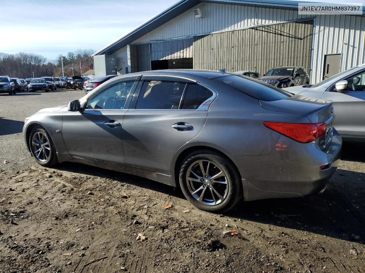 2017 Infiniti Q50 Premium VIN: JN1EV7AR0HM837397 Lot: 80839894