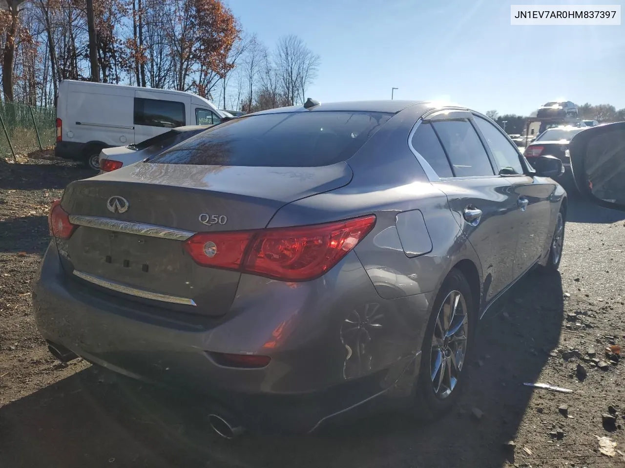 2017 Infiniti Q50 Premium VIN: JN1EV7AR0HM837397 Lot: 80839894