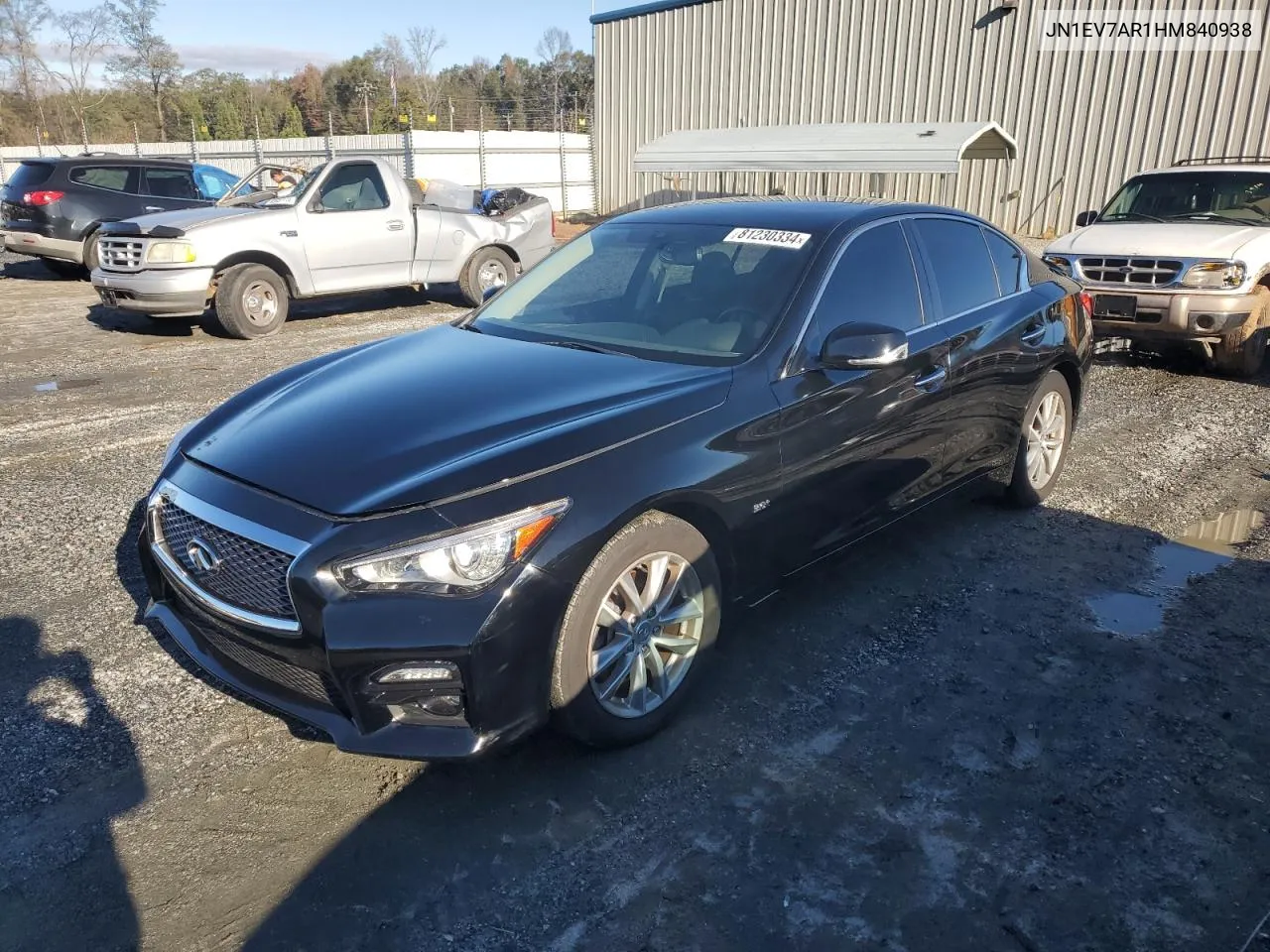 2017 Infiniti Q50 Premium VIN: JN1EV7AR1HM840938 Lot: 81230334