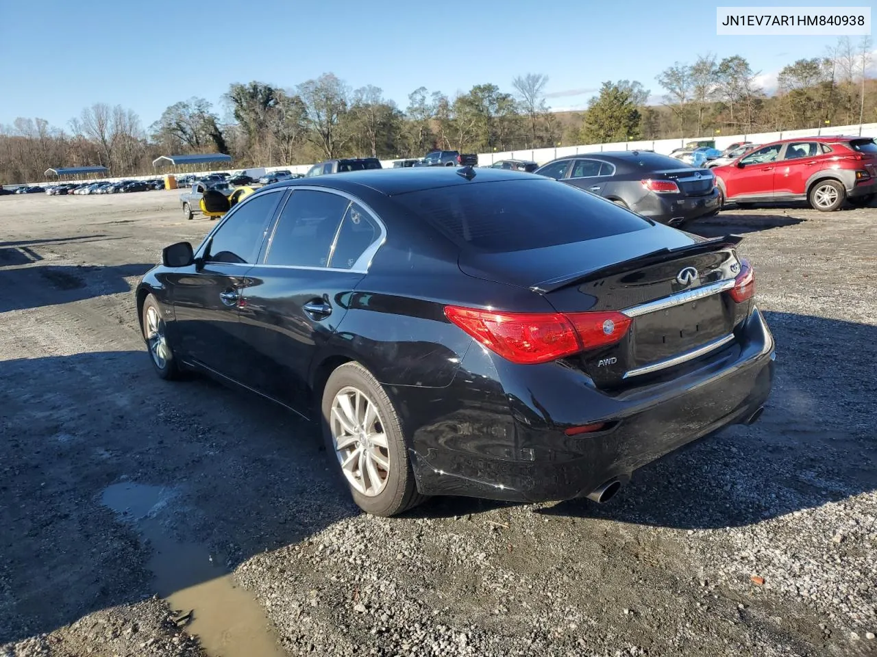 2017 Infiniti Q50 Premium VIN: JN1EV7AR1HM840938 Lot: 81230334