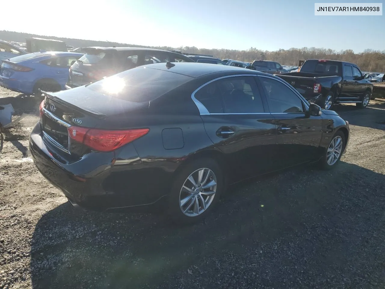 2017 Infiniti Q50 Premium VIN: JN1EV7AR1HM840938 Lot: 81230334