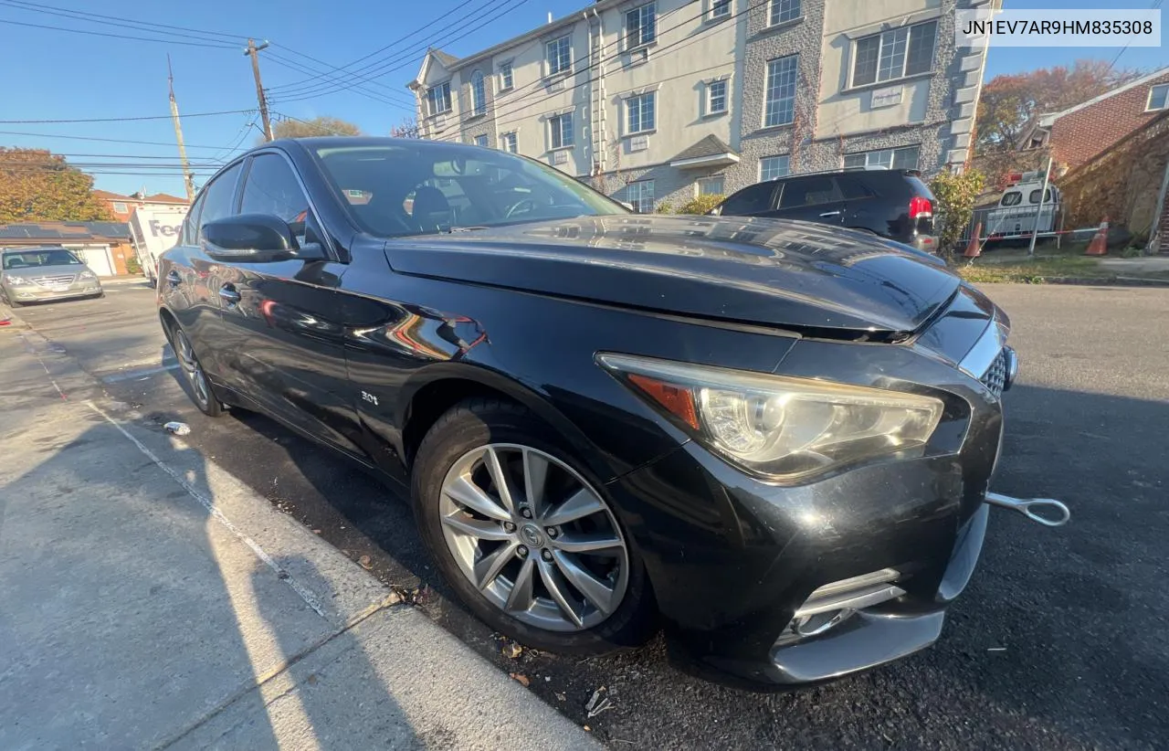 2017 Infiniti Q50 Premium VIN: JN1EV7AR9HM835308 Lot: 81410984