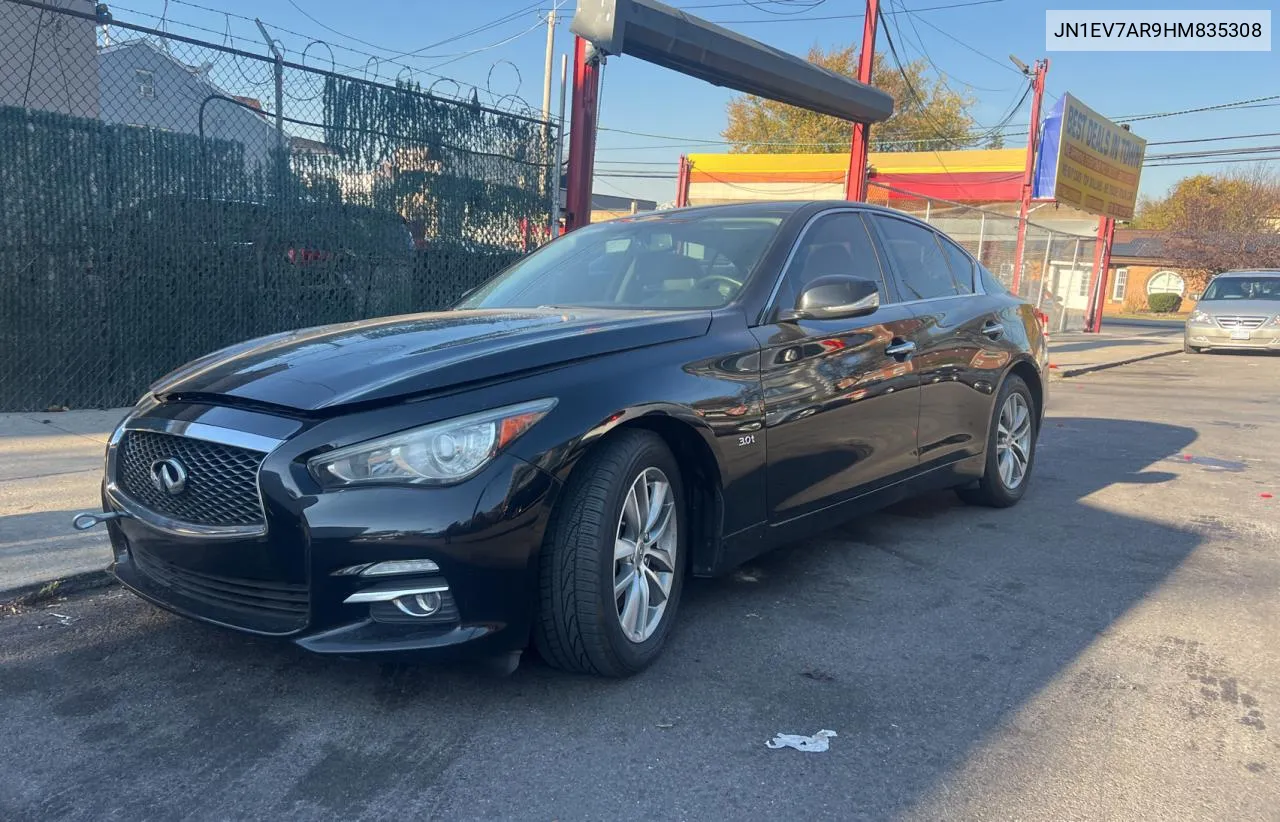 2017 Infiniti Q50 Premium VIN: JN1EV7AR9HM835308 Lot: 81410984