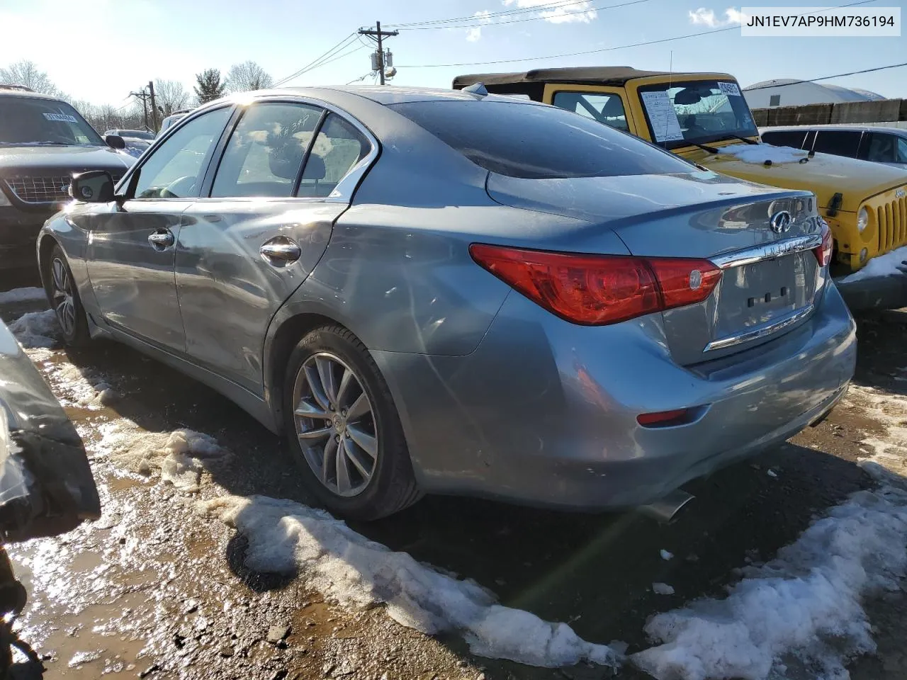 JN1EV7AP9HM736194 2017 Infiniti Q50 Premium