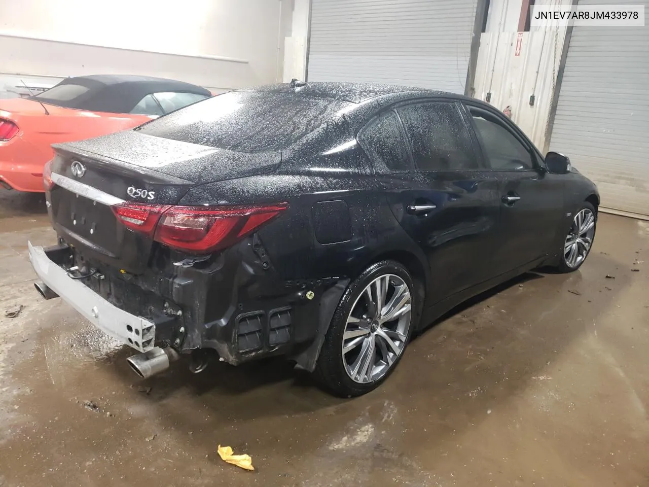 2018 Infiniti Q50 Luxe VIN: JN1EV7AR8JM433978 Lot: 39610424