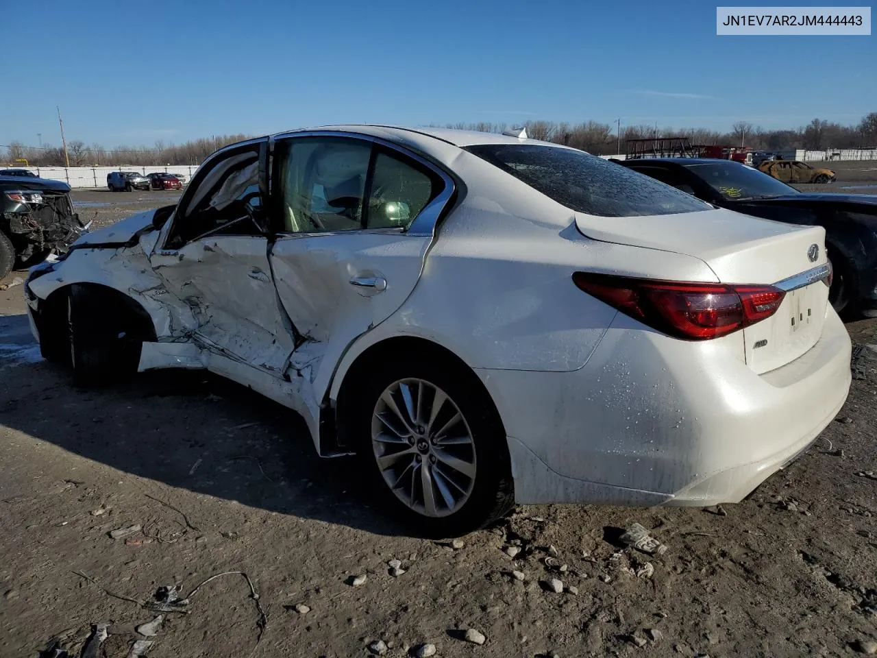 JN1EV7AR2JM444443 2018 Infiniti Q50 Luxe