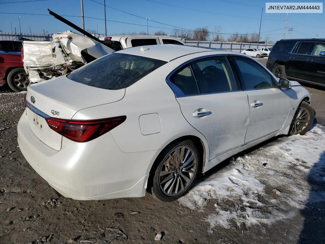 2018 Infiniti Q50 Luxe VIN: JN1EV7AR2JM444443 Lot: 43166404