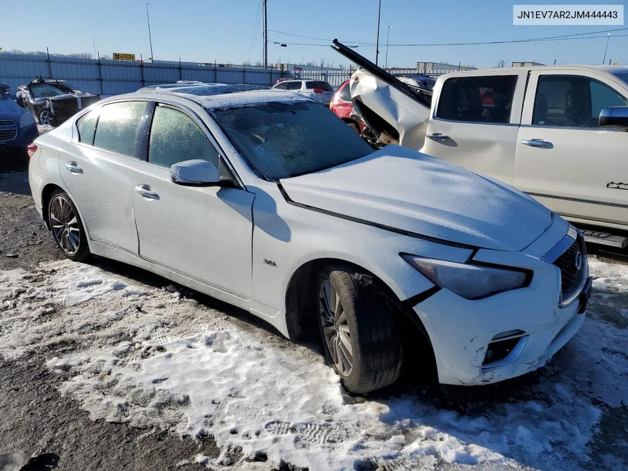 2018 Infiniti Q50 Luxe VIN: JN1EV7AR2JM444443 Lot: 43166404