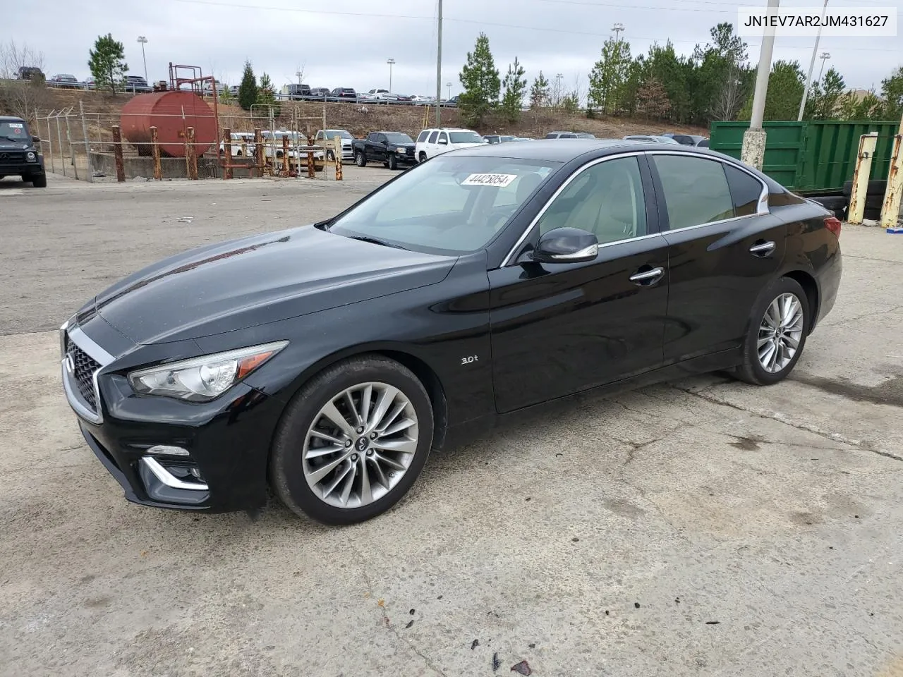 JN1EV7AR2JM431627 2018 Infiniti Q50 Luxe