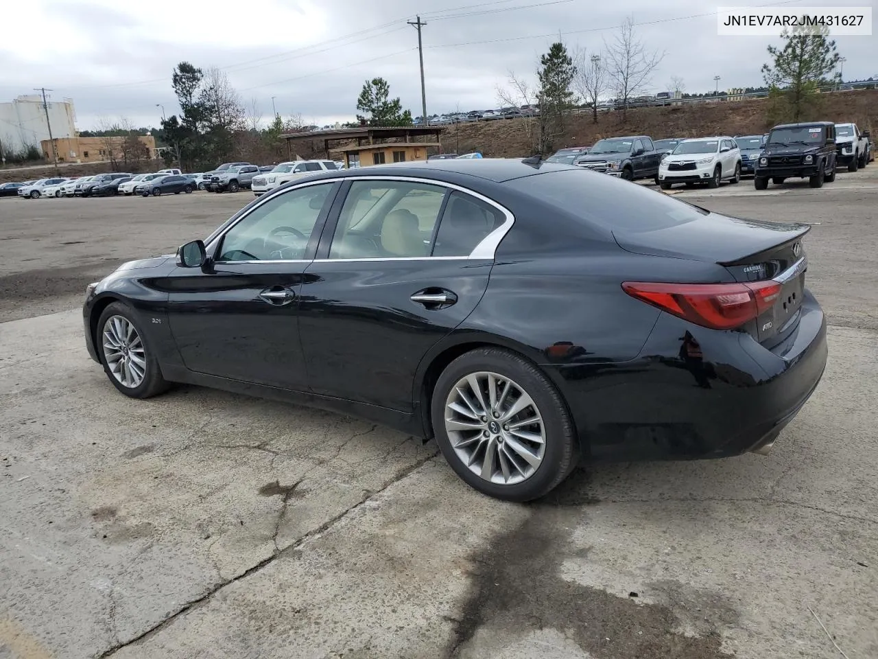 2018 Infiniti Q50 Luxe VIN: JN1EV7AR2JM431627 Lot: 44425054