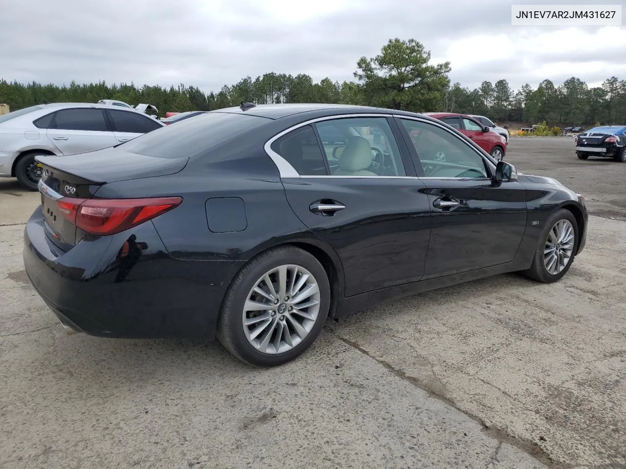 2018 Infiniti Q50 Luxe VIN: JN1EV7AR2JM431627 Lot: 44425054