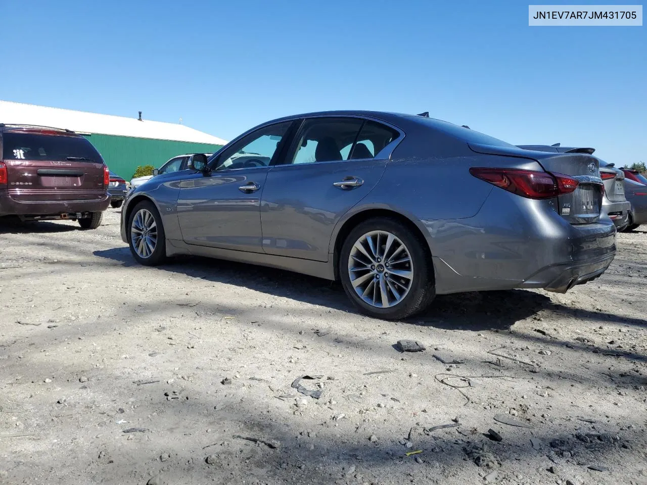 2018 Infiniti Q50 Luxe VIN: JN1EV7AR7JM431705 Lot: 52316384