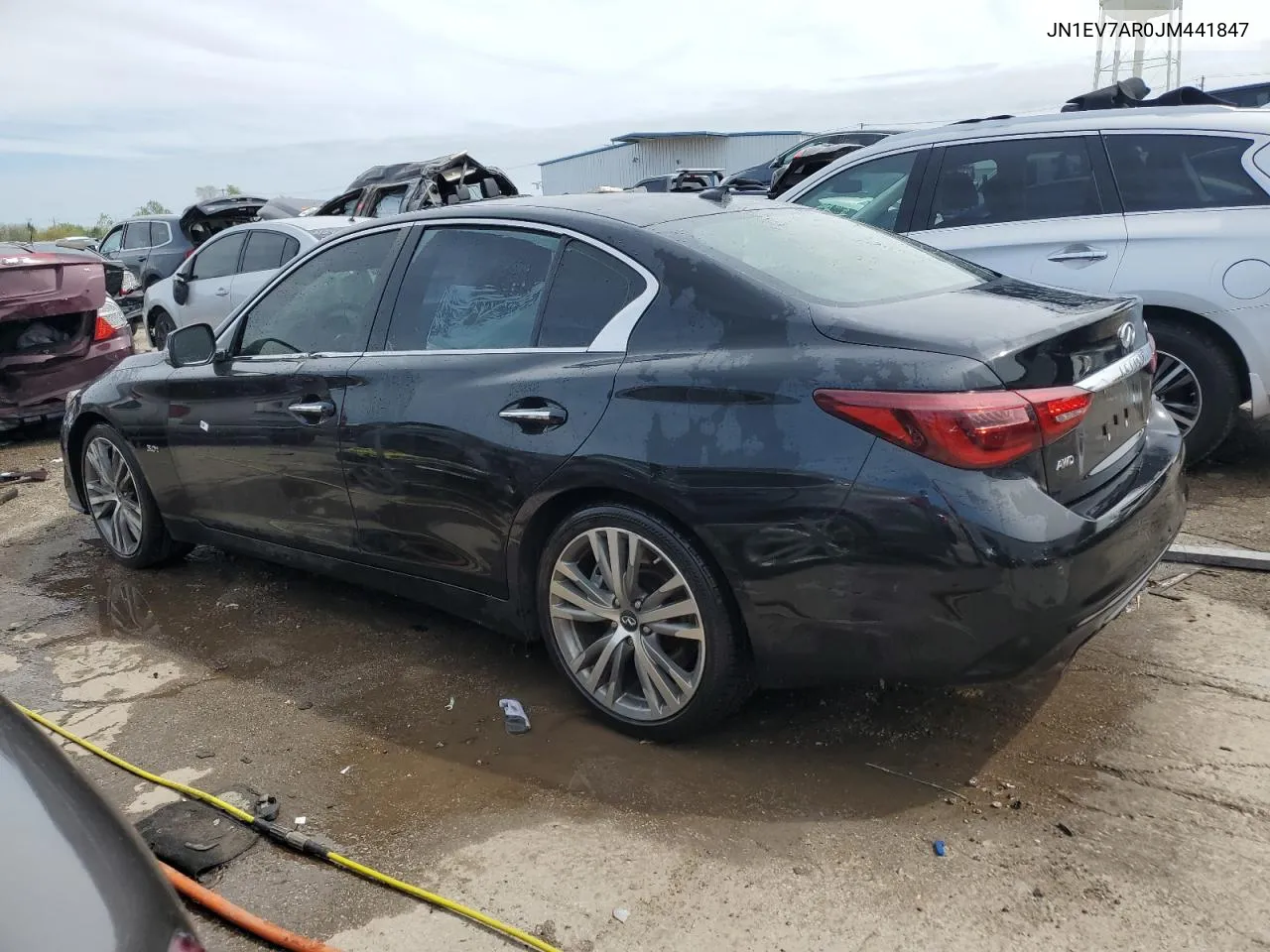 JN1EV7AR0JM441847 2018 Infiniti Q50 Luxe